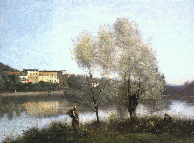  Jean Baptiste Camille  Corot Ville d'Avray oil painting picture